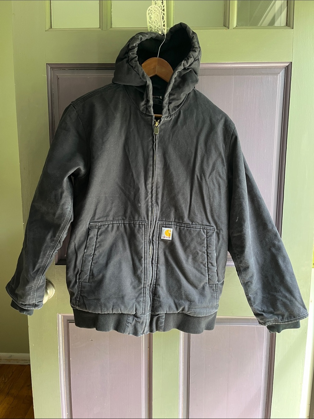 Carhartt Insulated Canvas Hooded Jacket